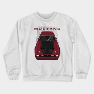 Mustang Mach 1 1971 to 1972 - Maroon Crewneck Sweatshirt